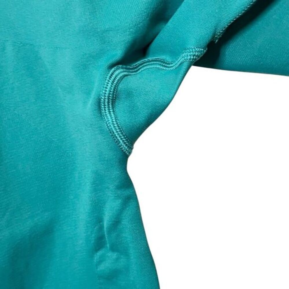 Lululemon Zone In Compression Seamless Leggings Women’s Size 4 Teal Yoga Stretch - Picture 8 of 11